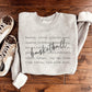 Basketball Words Sweatshirt