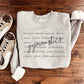 Gymnastics Words Sweatshirt