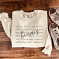 Tennis Words Sweatshirt