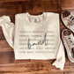 Band Words Sweatshirt