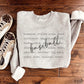 Baseball Words Sweatshirt