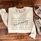 Swimming Words Sweatshirt