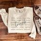 Track Words Sweatshirt