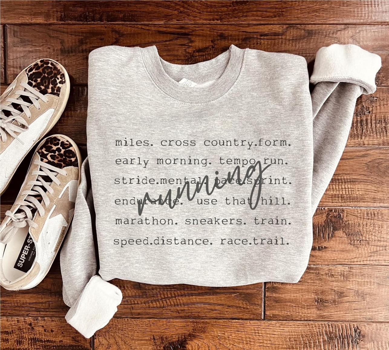 Running Words Sweatshirt