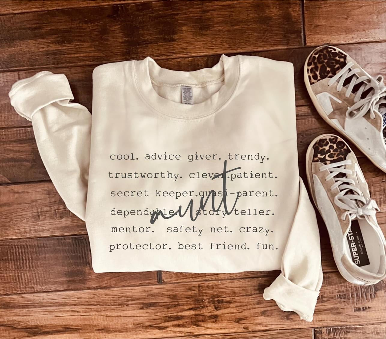 AUNT Words Sweatshirt