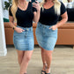 Judy Blue High Rise Control Top Denim Skirt