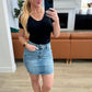 Judy Blue High Rise Control Top Denim Skirt