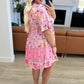 Sounds Perfect Mixed Print Dress