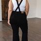 Judy Blue Imogene Tummy Control Retro Flare Overalls in Black
