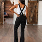 Judy Blue Imogene Tummy Control Retro Flare Overalls in Black