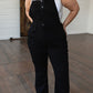 Judy Blue Imogene Tummy Control Retro Flare Overalls in Black