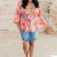 In Other Words, Hold My Hand V-Neck Blouse
