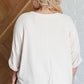 Ivory Thoughts Chenille Blouse