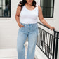 PREORDER: Patch Pocket Wide Leg Jeans in Four Colors
