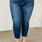 Judy Blue Midrise Cuffed Boyfriend Jeans