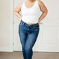 Judy Blue Midrise Cuffed Boyfriend Jeans