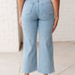 PREORDER: Patch Pocket Wide Leg Jeans in Four Colors