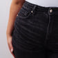 Judy Blue  High Rise Tummy Control Straight Jeans in Washed Black