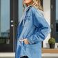 Jordan Hooded Denim Shacket