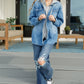 Jordan Hooded Denim Shacket
