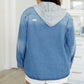 Jordan Hooded Denim Shacket