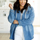 Jordan Hooded Denim Shacket