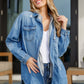 Jordan Hooded Denim Shacket