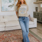 Katrina High Waist Distressed Denim Trousers