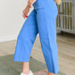 Judy Blue Tummy Control Wide Leg Crop Jeans in Sky Blue