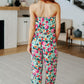 Life of the Party Floral Jumpsuit in Green