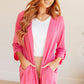Lizzy Cardigan in Magenta
