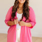 Lizzy Cardigan in Magenta