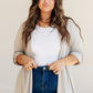 Lizzy Cardigan in Taupe