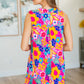Lizzy Tank Dress in Hot Pink Mixed Floral