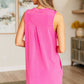 Lizzy Tank Dress in Magenta