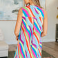 Lizzy Tank Dress in Multi Mod Stripe