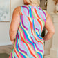 Lizzy Tank Dress in Multi Mod Stripe
