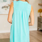 Lizzy Tank Dress in Neon Blue