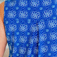 Lizzy Tank Dress in Royal Floral Tile