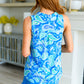 Lizzy Tank Top in Blue Mix Paisley