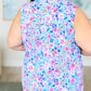 Lizzy Tank Top in Blue Spring Floral