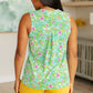 Lizzy Tank Top in Mint Multi Fireworks