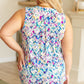 Lizzy Tank Top in Tie Dye Damask
