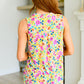 Lizzy Tank Top in Yellow Spring Floral