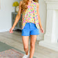 Lizzy Tank Top in Yellow Spring Floral