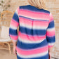 Lizzy Top in Blue and Pink Haze