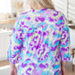 Lizzy Top in Lavender and Purple Brush Strokes
