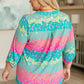 Lizzy Top in Lavender and Team Leopard Stripe
