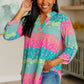 Lizzy Top in Lavender and Team Leopard Stripe