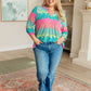 Lizzy Top in Lavender and Team Leopard Stripe